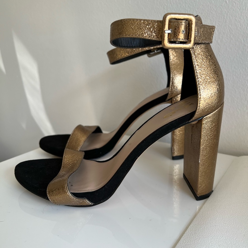 Mix No. 6 metallic heel